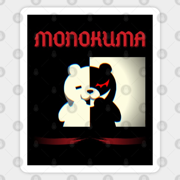 Monokuma: Danganronpa Magnet by TheMochiLife